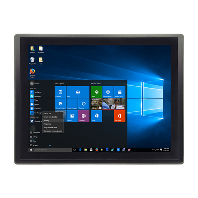 PC industrial Dustproof do painel de toque, áspero tudo em um brilho da polegada 400cd/m2 do PC 17