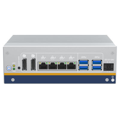 Bom preço Mini PC industrial compatível com Windows/Liunx com 3* Intel I210-AT Network e opcional 2 COM Expandable I/O em linha