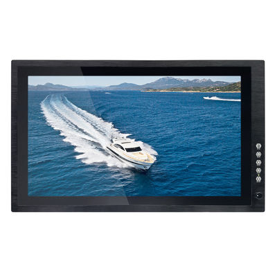 Monitor de toque à prova d'água de 18,5 polegadas Full IP67 Industrial Projected Capacitive Touch Screen com 1000 Nits e Anti-Glare