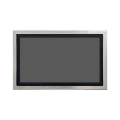 23Monitores LCD de aço inoxidável de 8 polegadas com montagem na parede de tela sensível ao toque capacitiva de 10 pontos