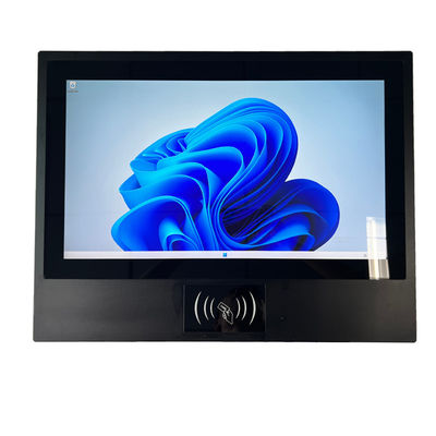 Bom preço Computador Industrial Embutido de 21,5 Polegadas Windows 11 OS I5-10210U 8GB DDR4 128G SSD Tela Touchscreen Capacitiva Com RFID em linha