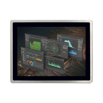 PC All-in-One Robusto com Painel IP69K à Prova d'Água com Tela Sensível ao Toque Industrial de 15 Polegadas Interface M12
