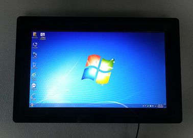 Bom preço Almofade do PC encaixado industrial 15,6 do painel de toque da montagem tela panorâmico 1366x768 IP65 o” impermeável em linha