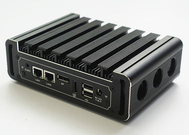 Bom preço Mini porto industrial material de alumínio do LAN de Intel i3 6100U Dual Core 2.3GHz 2 do PC em linha