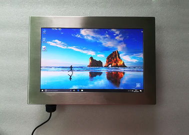 Bom preço PC de aço inoxidável redondo liso do painel apoio industrial de WIFI de um tela panorâmico de 12 polegadas em linha