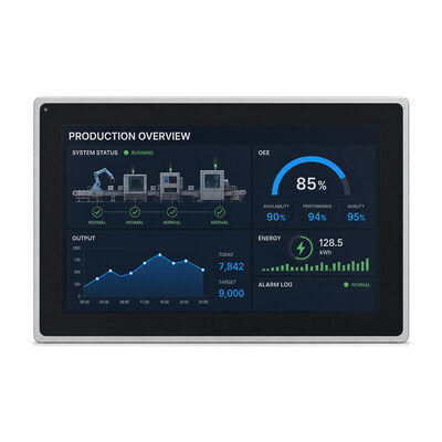 Bom preço Pc de painel de toque incorporado com proteção IP65 frontal 1000 nits brilho e segurança TPM 2.0 em linha