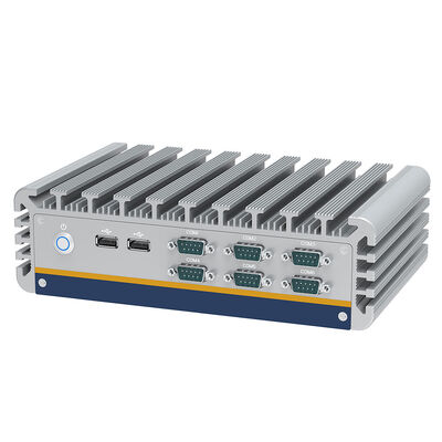 Bom preço Mini PC Industrial com AMD Ryzen™ Embedded R2314, 12-24V DC e 6 Portas COM para Ambientes Hostis em linha