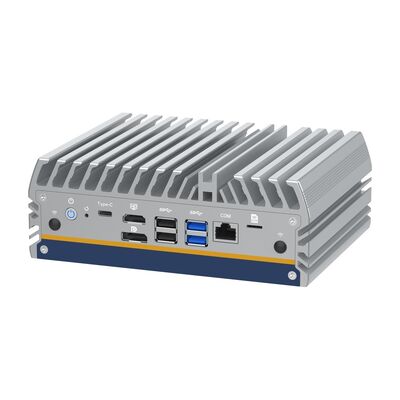 Bom preço Mini PC industrial com Intel Iris Xe Graphics 2x DDR5 4800MHz e Dual Storage 1*M.2 2280 NVME 1*2.5 SATA em linha