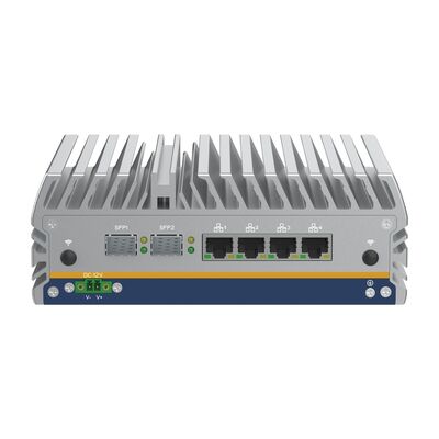 Bom preço Mini PC Industrial com 2 Portas SFP+ e Intel Core I5 1235U para Ambientes Hostis (-20°C a +60°C) em linha