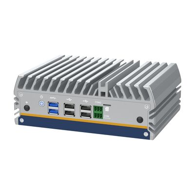Bom preço Mini PC Industrial com 2x Rede Intel I226-V, Alimentação 12V DC e 2x Portas SFP+ 10 GbE para Automação Industrial em linha
