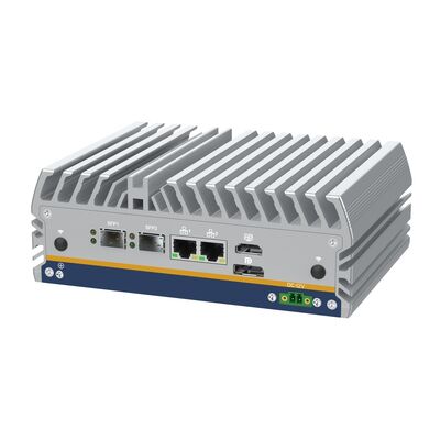 Bom preço 12V DC Mini PC sem ventilador com 1x M2 2280 slot e liga de alumínio durável para aplicações industriais em linha