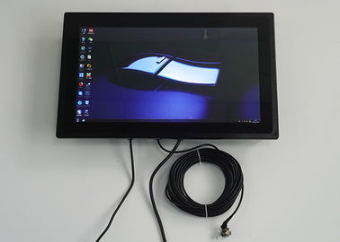 Bom preço A polegada impermeável IP67 completo 1920*1080 do monitor 15,6 do toque do LCD com 10m cabografa o redutor em linha