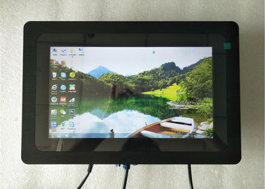 Bom preço Monitor 1366x768 PCAP do tela táctil do LCD de 400 lêndeas o multi projetou C.C. 12V 24V 10 polegadas em linha