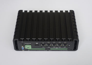 Bom preço Trabalho industrial do ponto de entrada do PC GPIO quatro da análise video de I7-6500U mini com câmara web em linha