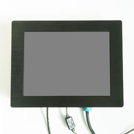 Bom preço Monitor da visualização ótica de tela táctil da liga de alumínio uma luz solar 50/60Hz legível de 12 polegadas em linha