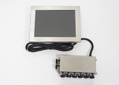 O PC de aço inoxidável impermeável completo do painel IP65 1000 lêndeas 1024x768 com estoira a caixa