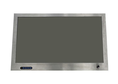Bom preço 24 do monitor industrial do Lcd da polegada casos de aço inoxidável de Mainboard com terminal de 12V Phoenix em linha