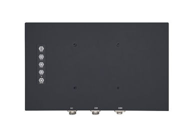 Monitor robusto IP67 do tela táctil do LCD de 1000 lêndeas todo o cerco do metal 13,3 polegadas