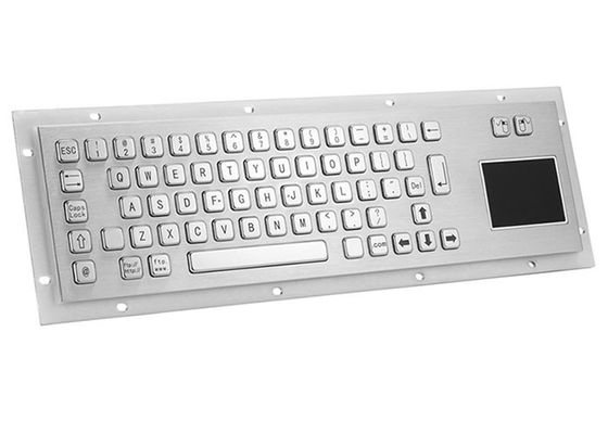 Bom preço Montagem em rack industrial do teclado do metal de PS2 5VDC SS304 com Touchpad em linha