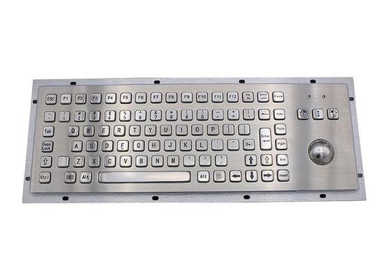 Bom preço Teclado impermeável do metal de PS2 5VDC IP65 com rato do Trackball em linha