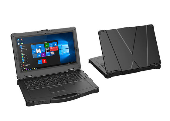 Bom preço Polegada áspera 700cd/m2 do portátil 15,6 de I5 I7 SPI IP65 Windows 10 em linha