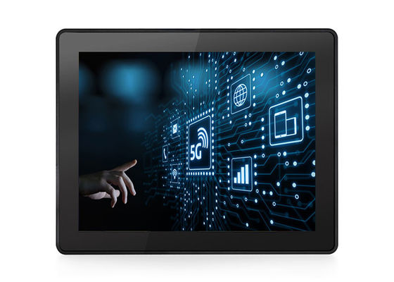 Bom preço 10 pontos do tela táctil Lcd de 300cd/m2 1024x768 monitoram o estúdio de alumínio do caso de 15 polegadas em linha