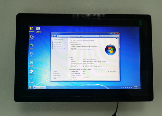 Bom preço Do fio industrial da polegada 5 do PC 15,6 do painel de toque de UPS AIO PC Resistive do tela táctil em linha