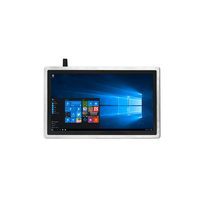 Bom preço 304 vidro moderado industrial de aço inoxidável do PC 18,5 do painel de toque” 2mm Vandalproof em linha