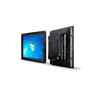 Bom preço PC encaixado Fanless do toque da montagem do painel tela do quadrado de 19 polegadas para a automatização industrial em linha