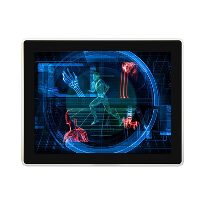 Bom preço PCAP VGA encaixou o toque médico das luvas do apoio do monitor DC12V do painel do LCD em linha