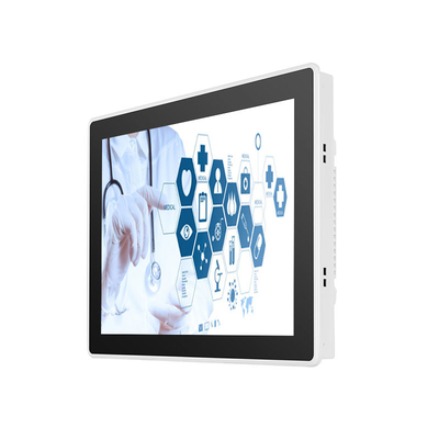 Bom preço exposição médica industrial 1024×768 de VGA DVI do monitor do tela táctil 300cd/M2 em linha