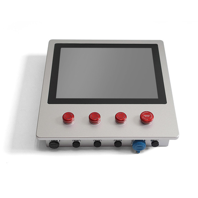 Bom preço monitor industrial IP65 de 12.1inch LCD impermeável com botões do CNC em linha