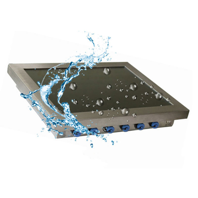 Polegadas impermeável industrial do SSD IP65 de Intel I3-3217U RAM 8G 256G do PC do painel 24 Resistive