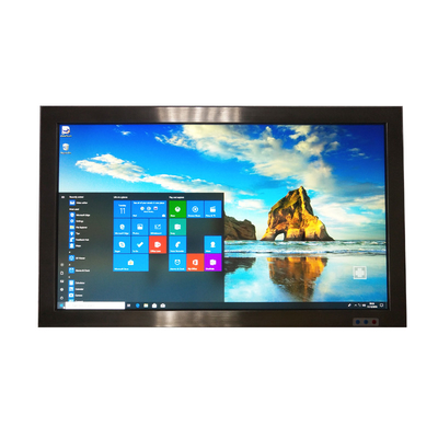 De aço inoxidável IP65 impermeável toda em uma polegada Intel Celeron J1900 4 X USB do PC 21,5